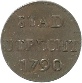 Utrecht-stad Duit 1790