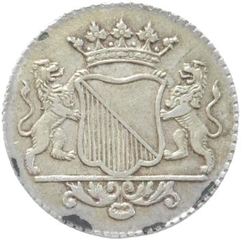 Utrecht-stad Duit zilver 1750
