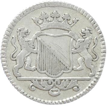 Utrecht-stad Duit zilver 1757