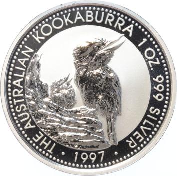 Australië Kookaburra 1997 1 ounce silver