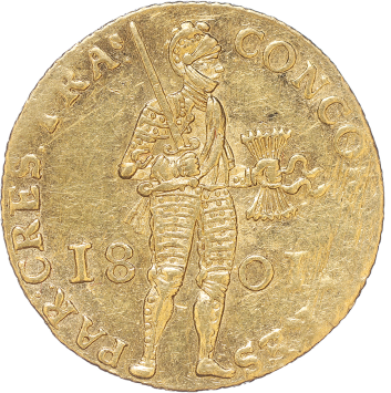 Utrecht Gouden dukaat 1801