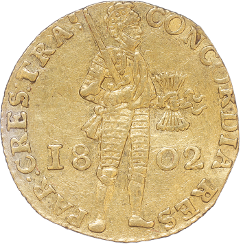 Utrecht Gouden dukaat 1802