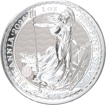 Engeland Britannia 2026 1 ounce silver
