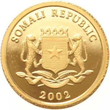 Somalia 50 Shilling gold 2002 Goud van de Farao proof