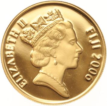 Fiji Islands 10 Dollars gold 2006 Columbus Santa Maria proof