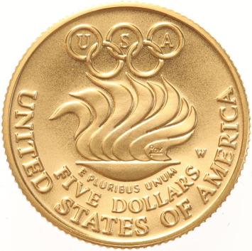 USA 5 dollars 1988