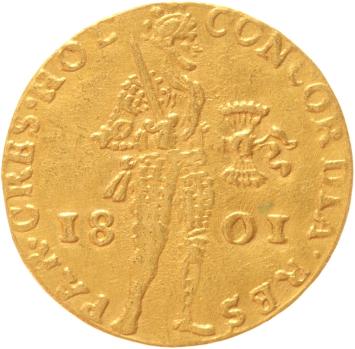 Holland Gouden dukaat 1801