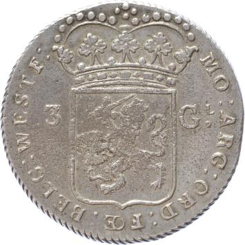 West-Friesland 3 Gulden 1795