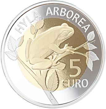 Boomkikker 5 euro Luxemburg 2017 Proof in blister