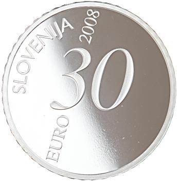Vodnik 30 euro Slovenië 2008 Proof