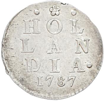 Holland Dubbele wapenstuiver 1787