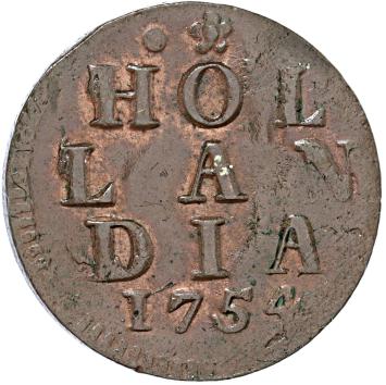 Holland Duit 1754