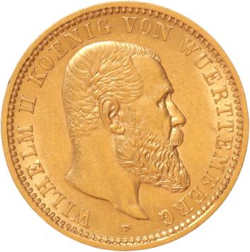 Germany Wurtenberg 10 marks 1904f