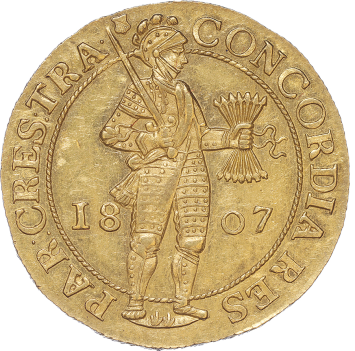 Koninkrijk Holland Dubbele gouden dukaat 1807