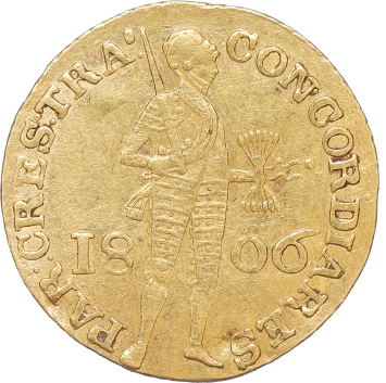 Koninkrijk Holland Gouden dukaat 1806 a