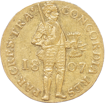 Koninkrijk Holland Gouden dukaat 1807 a