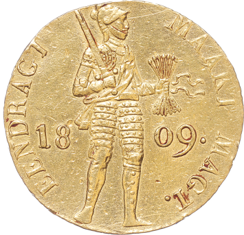 Koninkrijk Holland Gouden dukaat 1809