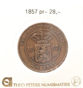 Nederlands Indië 2½ cent 1857 pr-