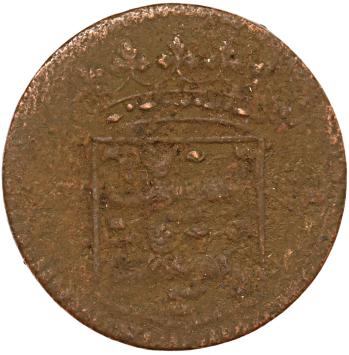 V.O.C. West-Friesland Duit 1750muntslag
