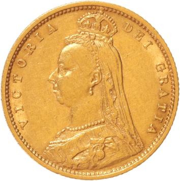 Great Britain 1/2 sovereign 1892
