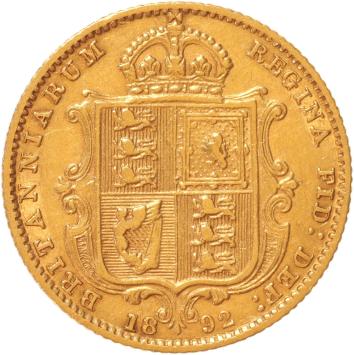 Great Britain 1/2 sovereign 1892