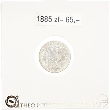 Nederlands Indië 1/10 gulden 1885 zf-
