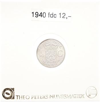 Nederlands Indië 1/10 gulden 1940 fdc