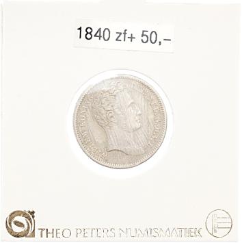 Nederlands Indië 1/4 gulden 1840 zf+