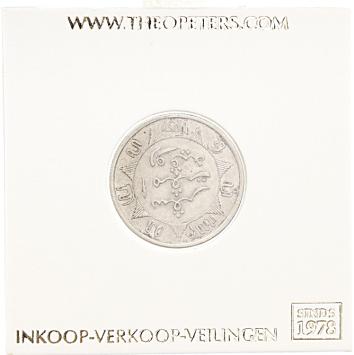 Nederlands Indië 1/4 gulden 1854 zf+