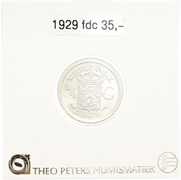Nederlands Indië 1/4 gulden 1929 fdc