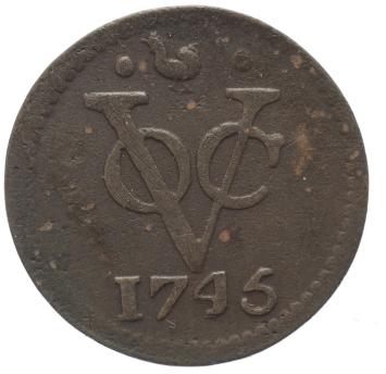 V.O.C. West Friesland Duit 1745