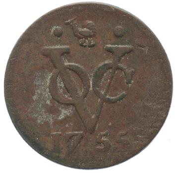 V.O.C. West Friesland Duit 1755