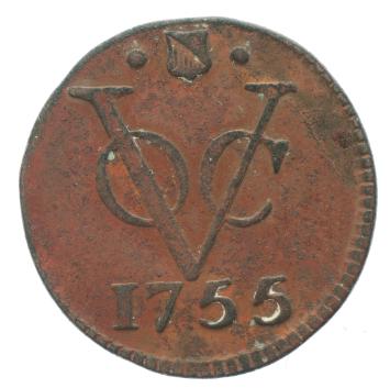 V.O.C. Utrecht Duit 1755