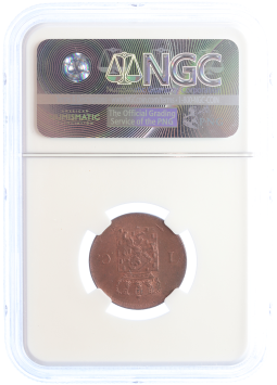 Netherlands Koning Willem I 1 cent 1822U a MS64 RB