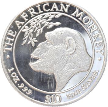 Somalië Aap 1998 1 ounce silver