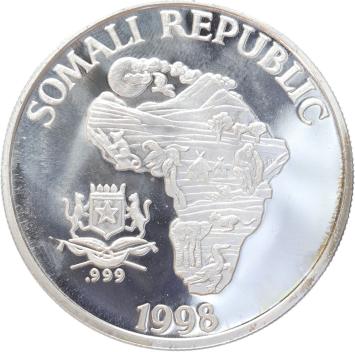 Somalië Aap 1998 1 ounce silver