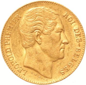 Belgium 20 Francs 1865 b