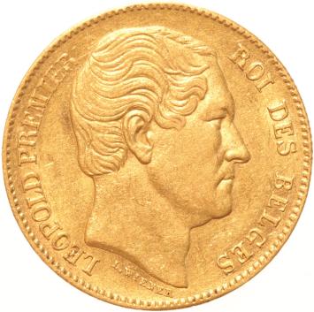 Belgium 20 Francs 1865 b