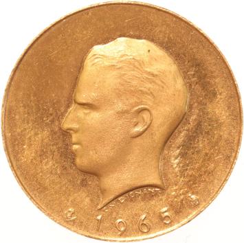Belgium medal 1965 Baudouin millenium of minting