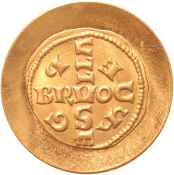 Belgium medal 1965 Baudouin millenium of minting