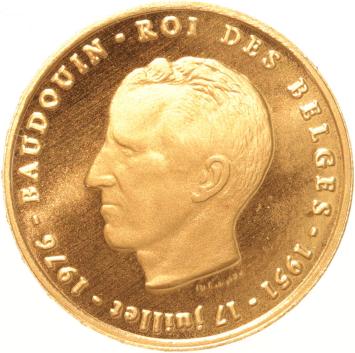 Belgium medalic issue 1976 Baudouin