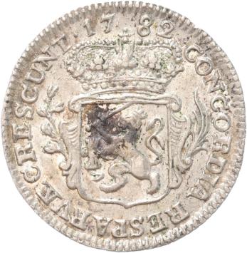 Zeeland Achtste dukaat zilver 1782
