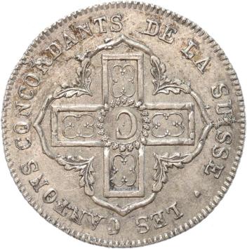 Switzerland Vaud 5 Batz silver 1829 A.UNC