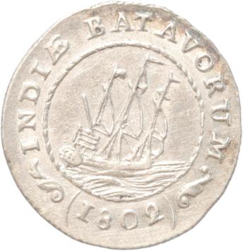 Bataafse Republiek 1/8 Scheepjesgulden 1802