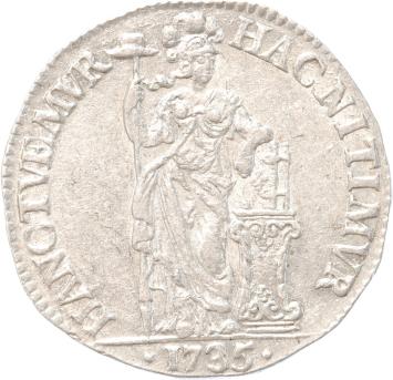 Overijssel Gulden - Generaliteits- 1735