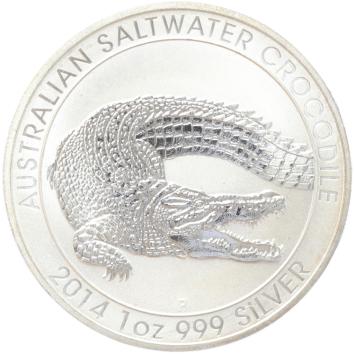 Australië Krokodil 2014 1 ounce silver