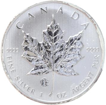 Canada Maple Leaf 2014 F15 privy mark  1 ounce silver