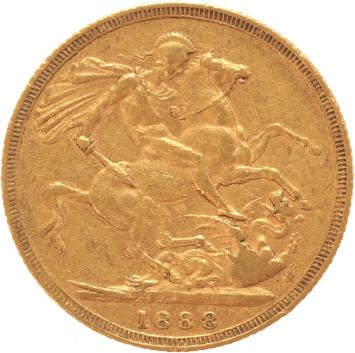 Great Britain Sovereign 1888