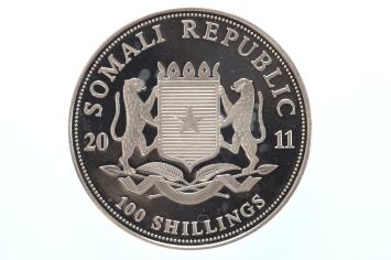 Somalië Olifant 2011 1 ounce silver