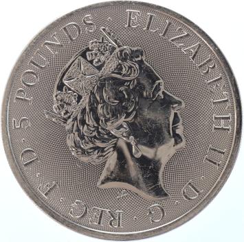Queens Beast White Horse of Hanover 2020 2 ounce silver Verenigd Koninkrijk